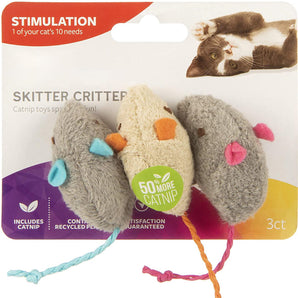 Leksaksmöss med Kattmynta 6st