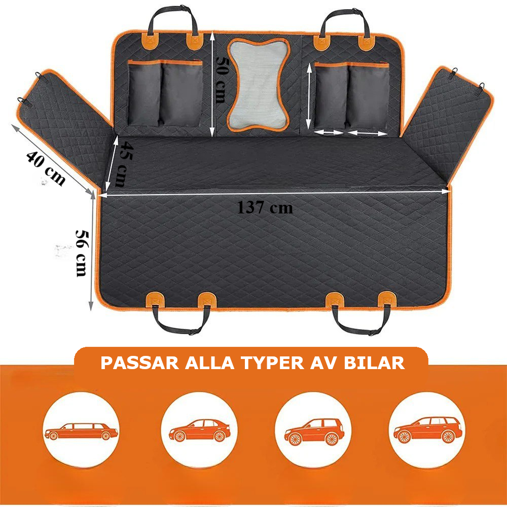 Auton takaistuimen suoja