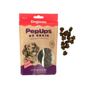 Dogman PepUps No Grain Lamm Hundgodis 90g