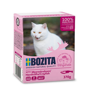 Bozita Katt bitar i gelé med havskräfta 370g