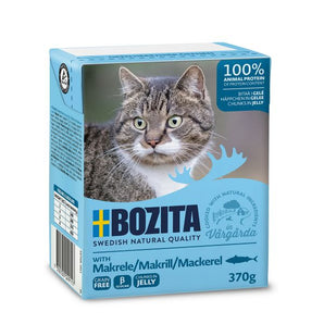 Bozita Katt bitar i gelé med makrill 370g