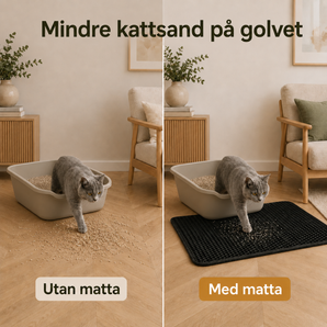 Vattentät kattsandsmatta