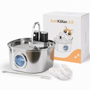 KattKällan 3.0 - Trådlös vattenfontän för katt