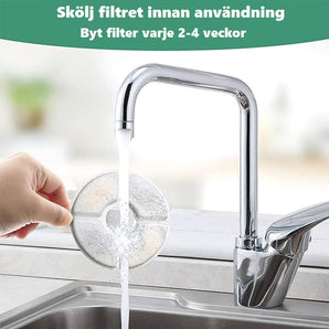 Kolfilter till vattenfontän